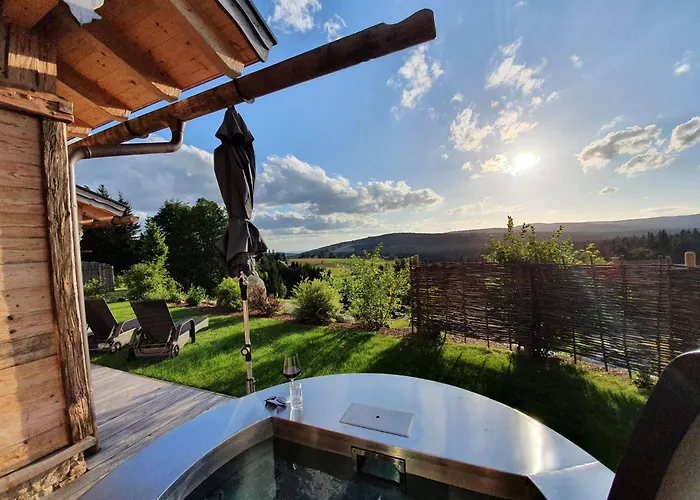 Dreisessel-chalets Im Bayerischen Wald - Hochstein - Mit Whirlpool-sauna-kamin *