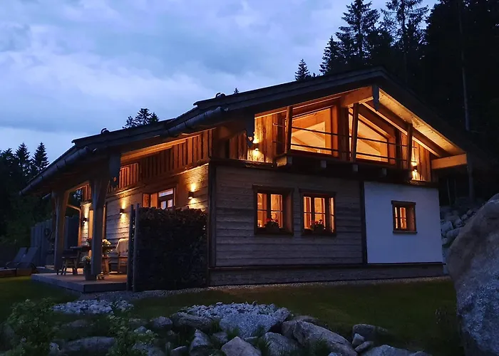 Dreisessel-chalets Im Bayerischen Wald - Hochstein - Mit Whirlpool-sauna-kamin *