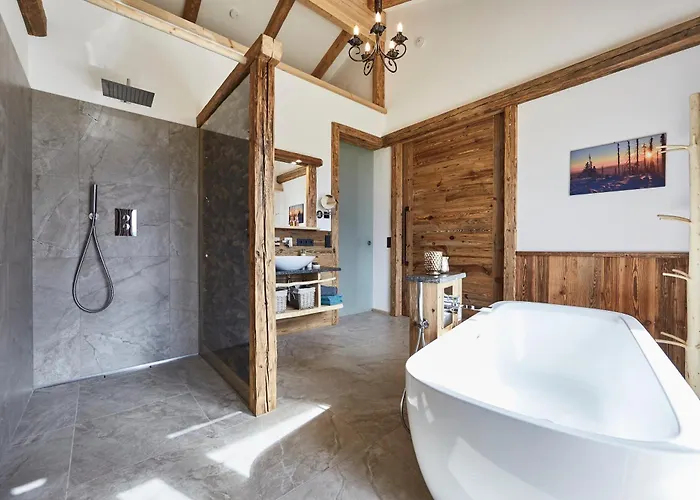 Chalet Dreisessel-chalets Im Bayerischen Wald - Hochstein - Mit Whirlpool-sauna-kamin Haidmühle