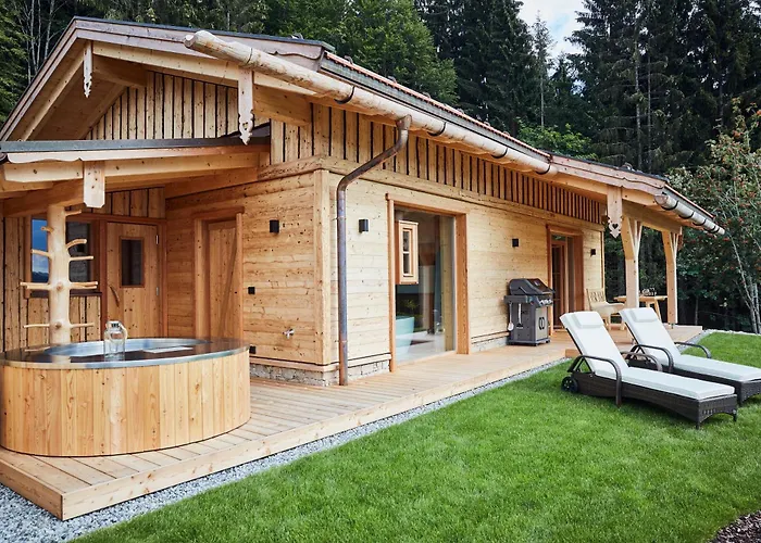 Chalet Dreisessel-chalets Im Bayerischen Wald - Hochstein - Mit Whirlpool-sauna-kamin Haidmühle