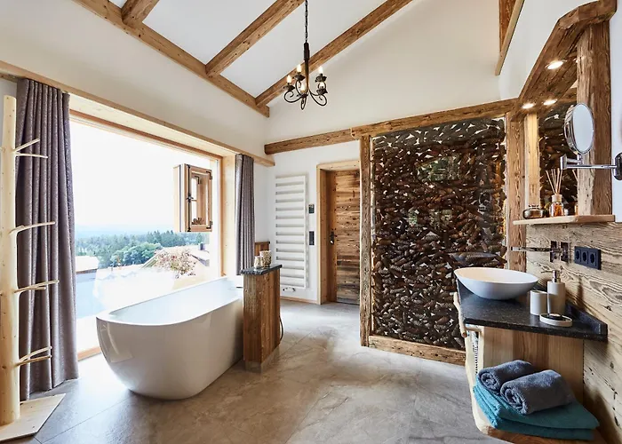 Chalet Dreisessel-chalets Im Bayerischen Wald - Hochstein - Mit Whirlpool-sauna-kamin